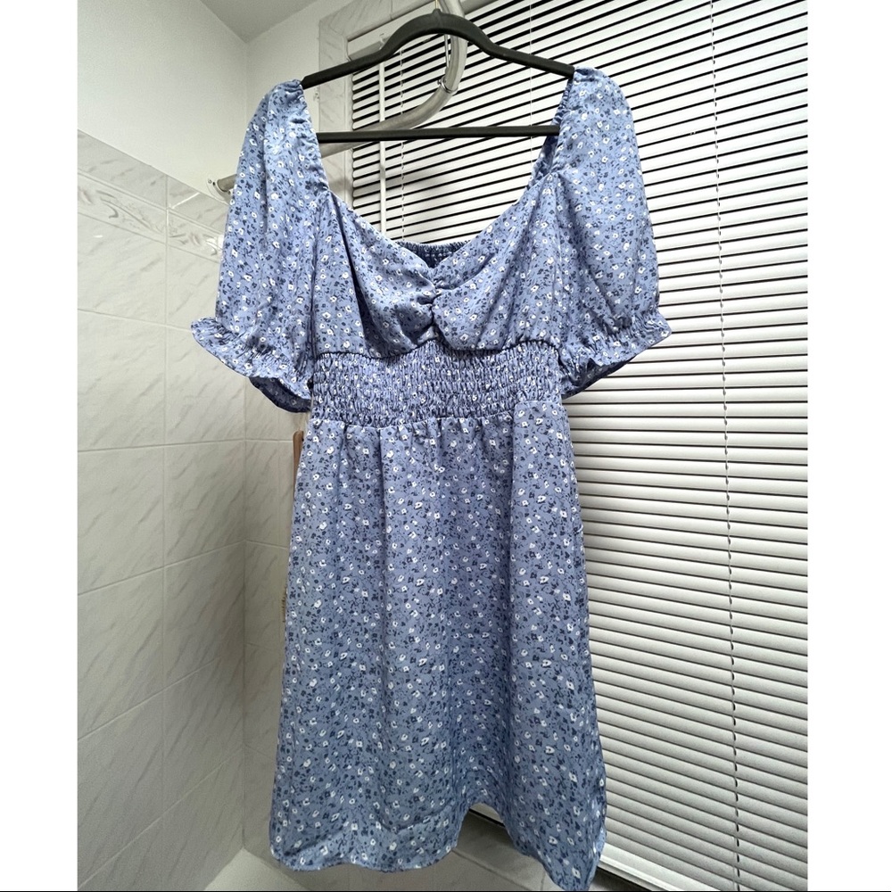 NWT! Abercrombie & Fitch Smocked Waist Mini Dress
